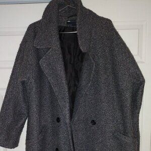 Boucle coat size L